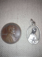 Sterling silver pendant/charm virgin mary