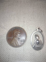 Sterling silver pendant/charm virgin mary