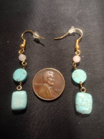 Turquoise dangle earrings
