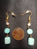 Turquoise dangle earrings