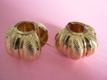 14K Gold Earrings retro natural Ocean shell design gorgeous
