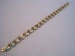 Tennis Bracelet Sterling Silver Citrine excellent cond gorgeous