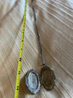 Victorian silver locket perfect
