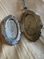 Victorian silver locket perfect