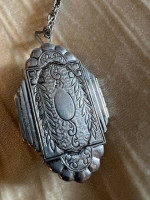 Victorian silver locket perfect