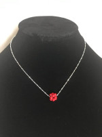 New! Red coral cluster on chain