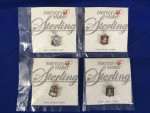 PHOTO JEWELRY - 2 PENDANTS & 4 STERLING CHARMS- $15 Or BO
