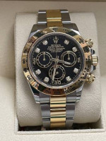 Cartier pasha 34mm 18k solid gold with factory diamond bezel