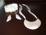 Exotic White Shell Jewelry Set