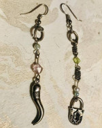 one of kind handmade earrings