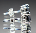 Black Diamond STUD EARRINGS 5.46 tcw