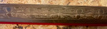 African Carved Wooden Long Tray or Baguette Bowl