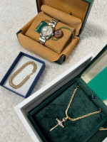 Rolex-18k gold chain…