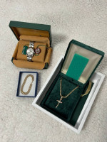 Rolex-18k gold chain…