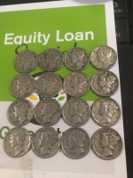 Mercury dimes 16