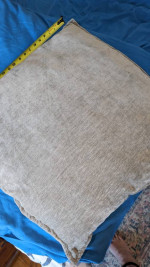 Set of 2 Throw Pillow Covers 24x24 Inch Light Grey Soft Decorative Cus