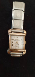 Ladies Hampden  shock protected  Stainless steel back..  Art deco wris