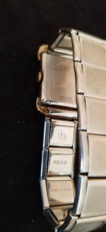 Ladies Hampden  shock protected  Stainless steel back..  Art deco wris
