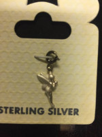 Set of two Walt Disney Charms in Sterling Silver ~ Brand New