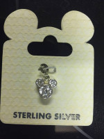 Set of two Walt Disney Charms in Sterling Silver ~ Brand New