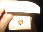 10k Black Hills Gold Heart and Chain