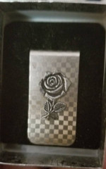 NEW SILVER MONEY CLIP