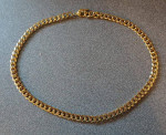 Ann Klein Chunky Chain Link gold-tone Necklace Rare Piece