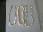 3 Tropical Looking Shell Necklaces