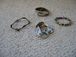 4 Bracelets in Different Styles