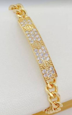 Bracelet 18k gold plated/oro laminado de 18k