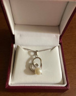 New Heart Necklace with Pearl