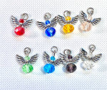 CHARMS JEWELRY FINDINGS LOT  ANGELS, HEARTS