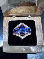 14KT Rose Gold Tanzanite Ring