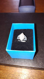 1ct diamond marquise style ladies ring size 6