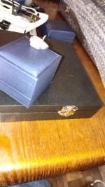 Men's moissanite ring size 13