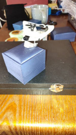 Men's moissanite ring size 13