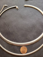 2 Italian 925 silver necklaces