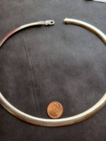 2 Italian 925 silver necklaces