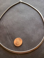2 Italian 925 silver necklaces