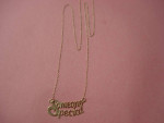 10k Gold Necklace Pendant Someone Special