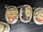 SALE  Japanese Bracelet Toshikane Seven Gods Good Fortune Immortals