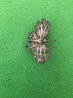 Antique Sterling Butterfly Broach