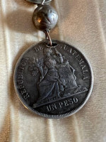1894 TRIBAL NECKLACE SILVER AND CORAL S A