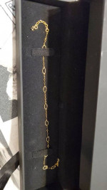 14k gold anklet