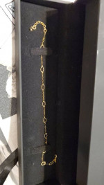14k gold anklet