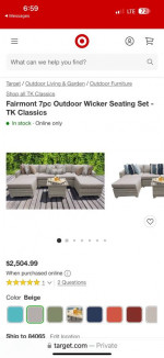 7 Piece Outdoor Wicker Patio Modular Sectional Sofa Set!