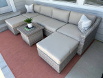 7 Piece Outdoor Wicker Patio Modular Sectional Sofa Set!