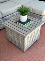 7 Piece Outdoor Wicker Patio Modular Sectional Sofa Set!