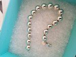 Graduation Gift - Tiffany Silver Bead Bracelet