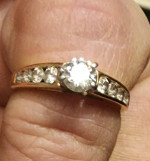 1 ctw diamond engagement ring